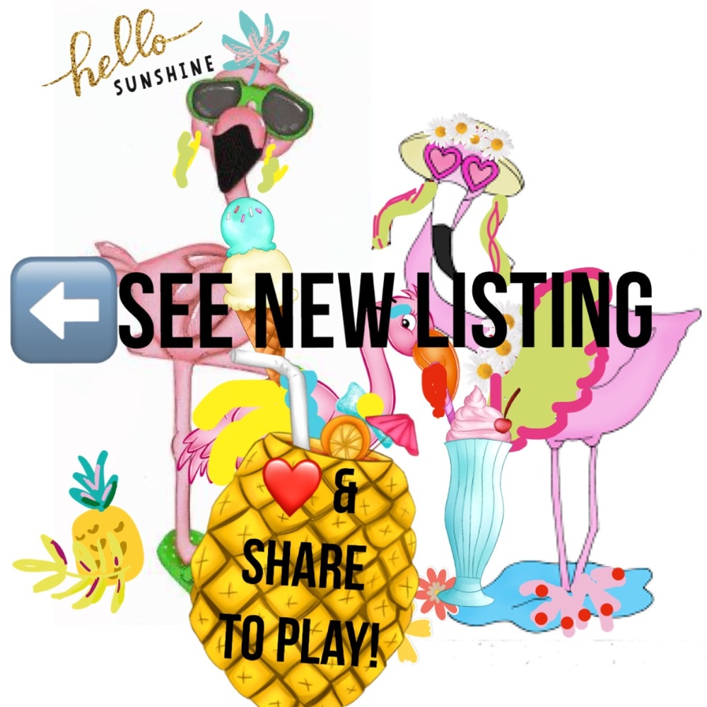 🦩New Listing is up!Starts 7/28🦩Happy Sunday!😘💕